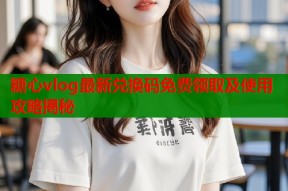 糖心vlog最新兑换码免费领取及使用攻略揭秘