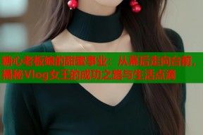 糖心老板娘的甜蜜事业：从幕后走向台前，揭秘Vlog女王的成功之路与生活点滴