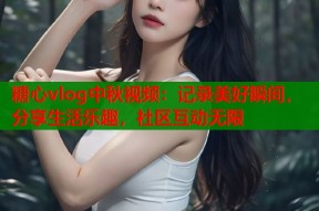 糖心vlog中秋视频：记录美好瞬间，分享生活乐趣，社区互动无限