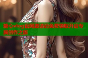 糖心vlog官网邀请码免费领取开启专属创作之旅