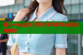 糖心vlog会计日常分享与职场成长故事揭秘