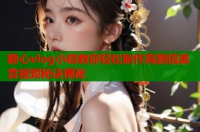 糖心vlog小晗教你轻松制作高颜值美食视频秘诀揭秘