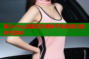 糖心vlog谁最漂亮揭秘平家美颜功能吸引眼球