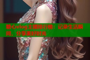 糖心vlog主播排行榜：记录生活瞬间，分享美好时光