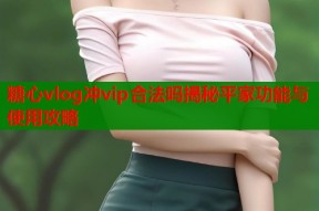 糖心vlog冲vip合法吗揭秘平家功能与使用攻略