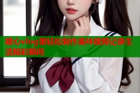 糖心vlog蛋轻松制作美味视频记录生活精彩瞬间