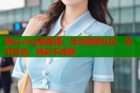 糖心vlog剧直播：互动视频社区，实时互动，精彩不间断