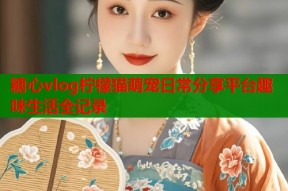 糖心vlog柠檬猫萌宠日常分享平台趣味生活全记录