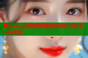 糖心vlog官网视频播放剪辑社交互动一站体验