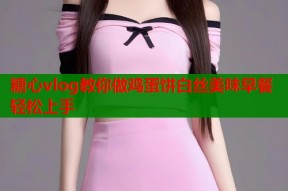 糖心vlog教你做鸡蛋饼白丝美味早餐轻松上手