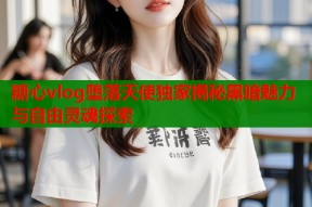 糖心vlog堕落天使独家揭秘黑暗魅力与自由灵魂探索