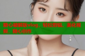 糖心破解版vlog，轻松剪辑、美化视频，随心创作