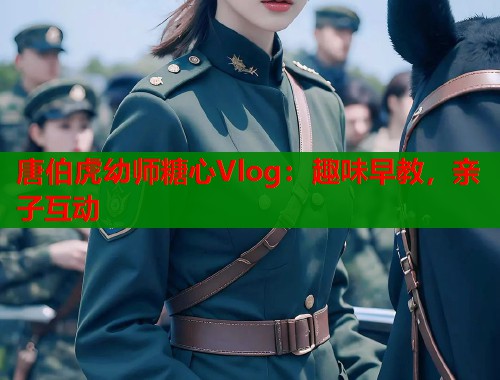 唐伯虎幼师糖心Vlog：趣味早教，亲子互动  第1张