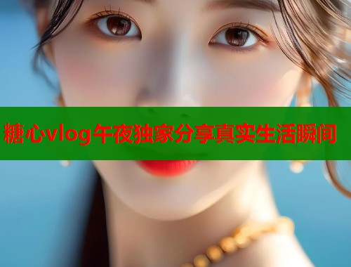 糖心vlog午夜独家分享真实生活瞬间 第1张 糖心vlog午夜独家分享真实生活瞬间 第1张