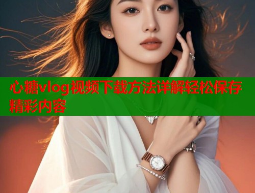 心糖vlog视频下载方法详解轻松保存精彩内容 第2张 心糖vlog视频下载方法详解轻松保存精彩内容 第2张