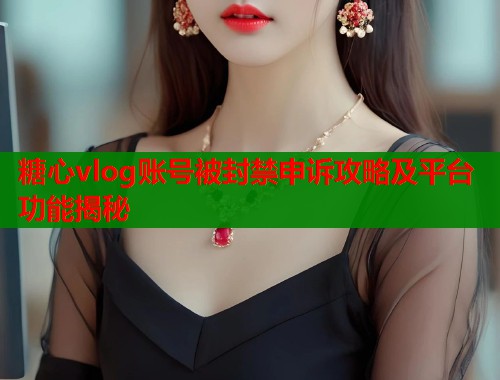 糖心vlog账号被封禁申诉攻略及平台功能揭秘  第1张